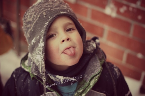 catching flakes