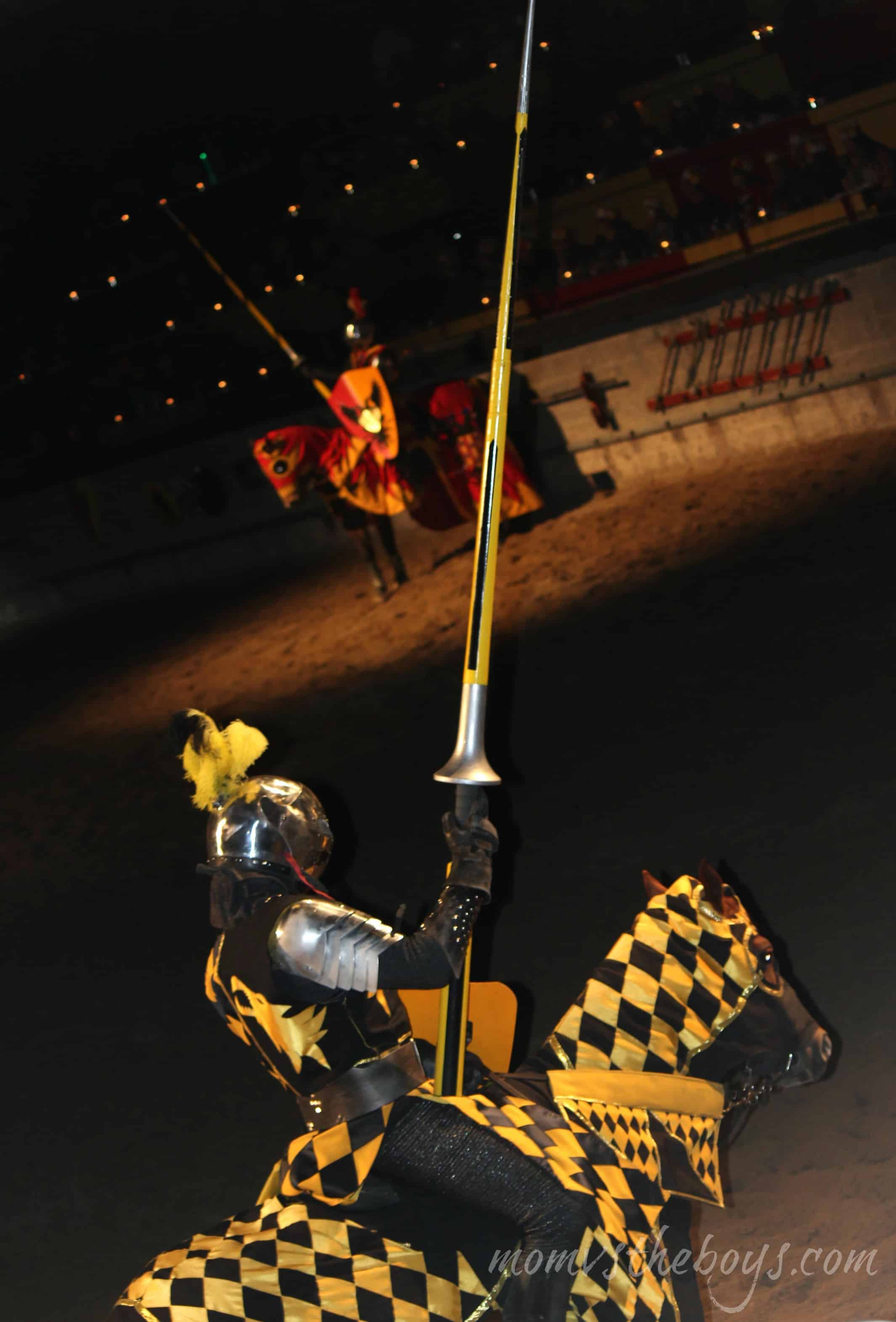 medieval times kissimmee yellow knight