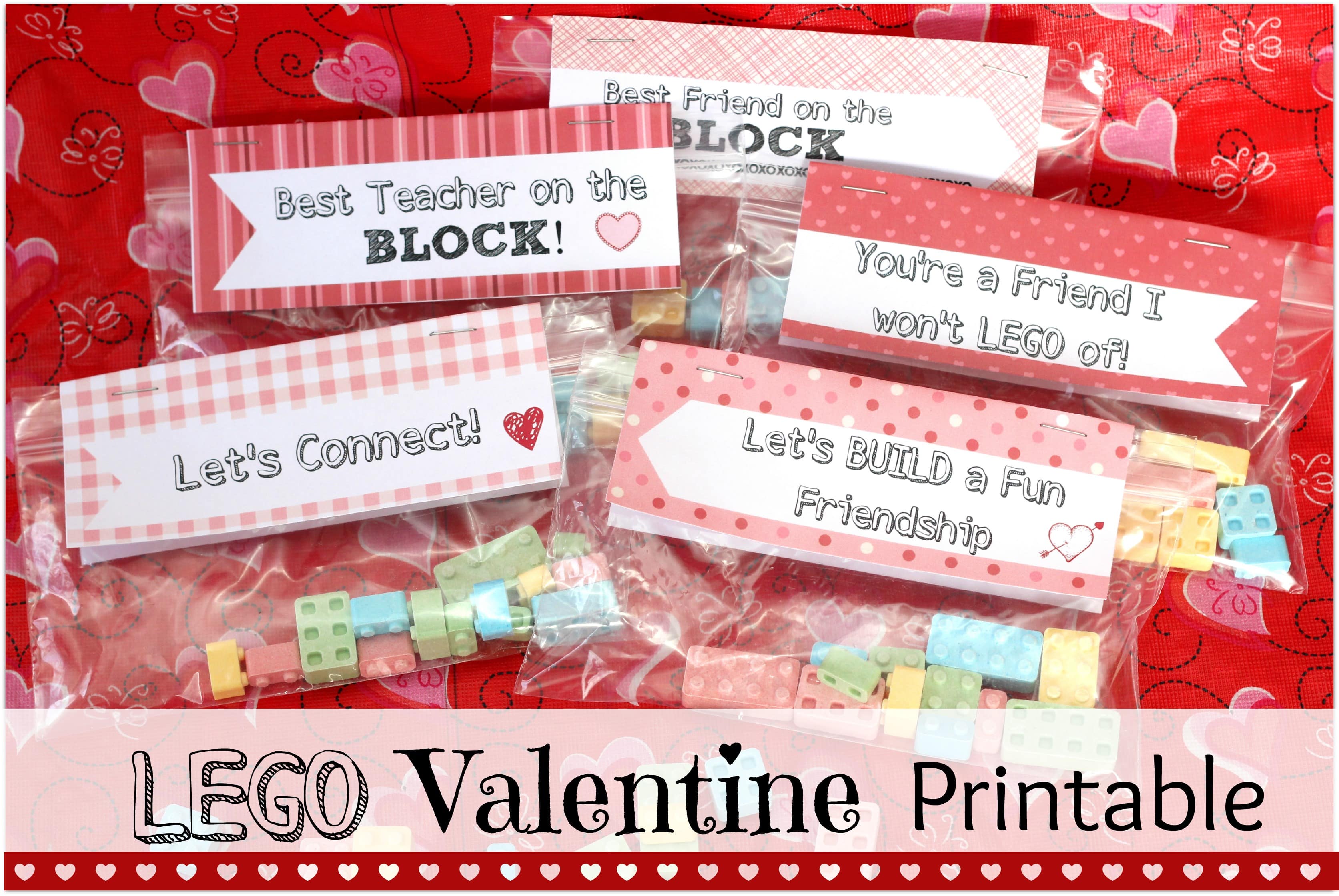Valentine Card Printables Free Lego
