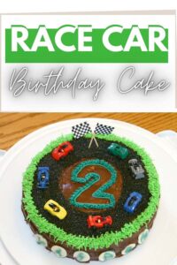 race car cake