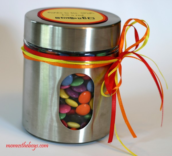 Teachers gift with Smarties