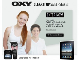 OXY Clear it Up Sweepstakes