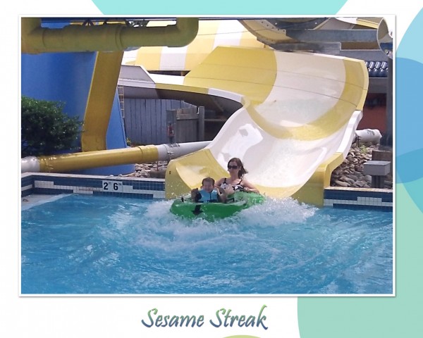 sesame streak ride at Sesame Place