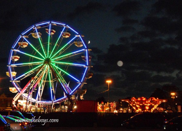 Canadian National Exhibition at night