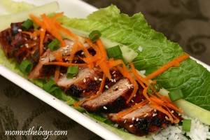 Korean Pork Lettuce Wraps