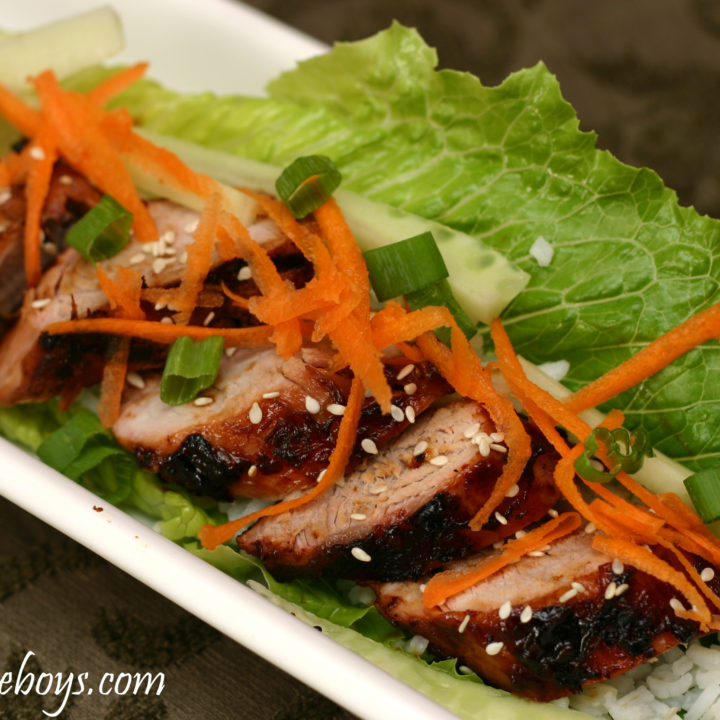 Korean Pork Lettuce Wraps
