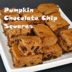 Pumpkin Chocolate Chip Squares