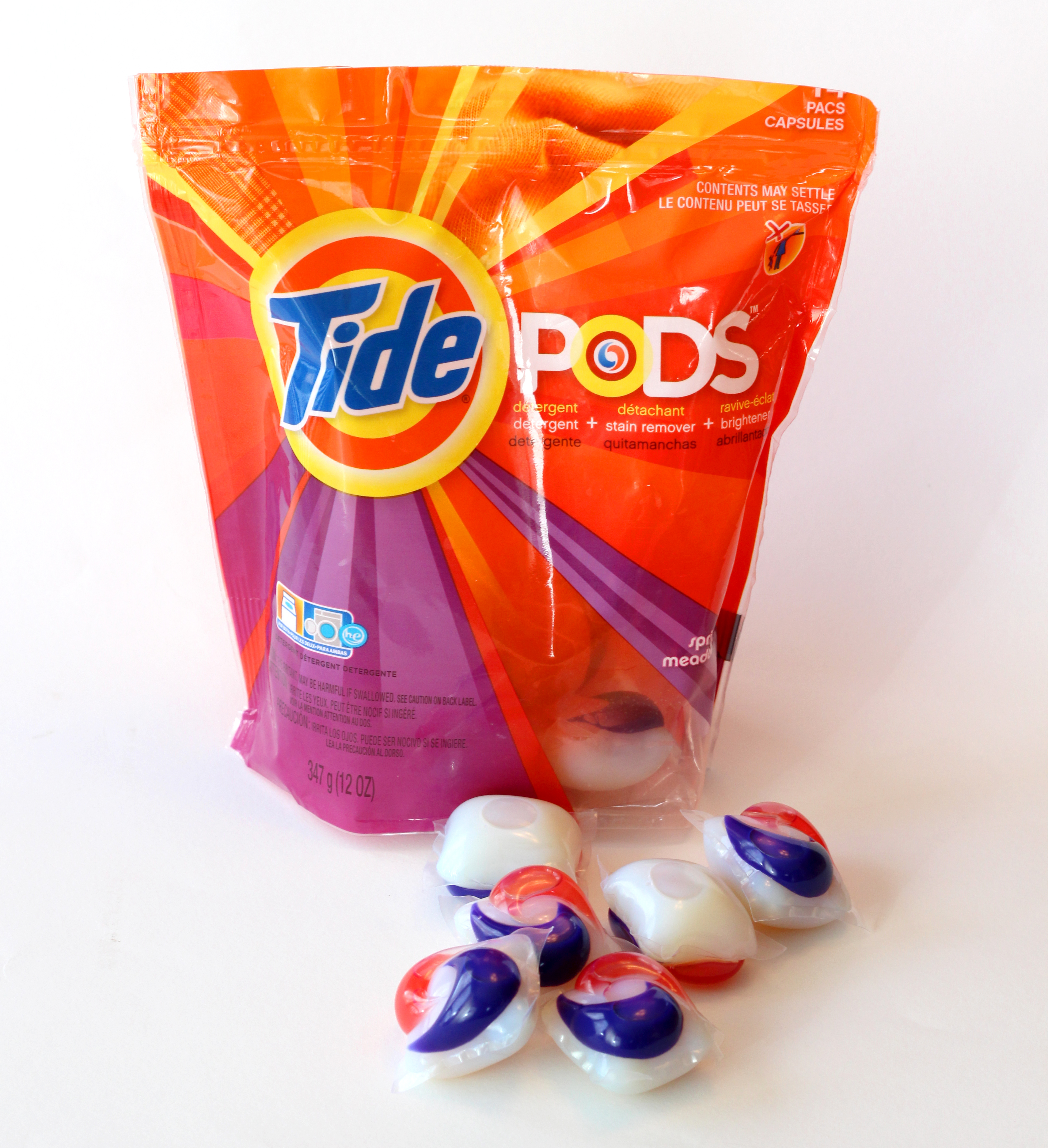 Tide Pods for quick and easy laundry