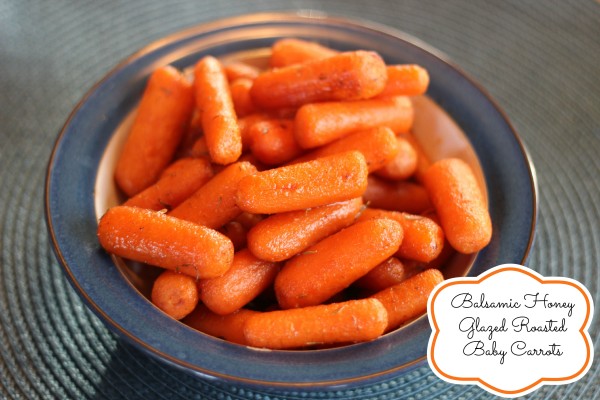 Balsamic Honey Glazed Roasted Carrots