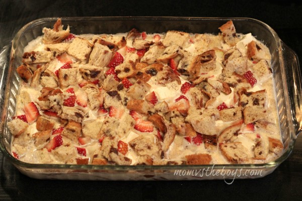 Strawberry Raisin French Toast Bake 