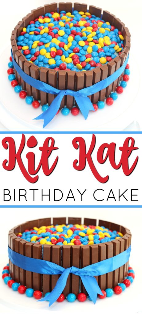 Kit Kat birthday cake