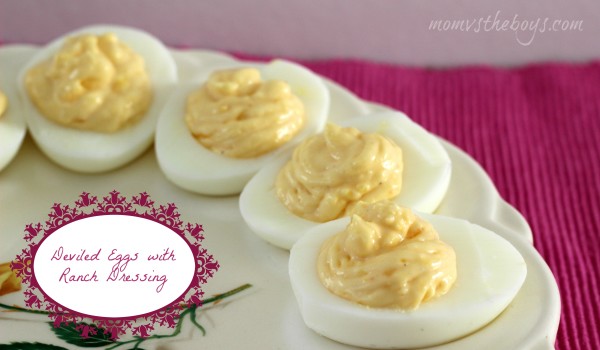 deviled eggs with ranch dressing
