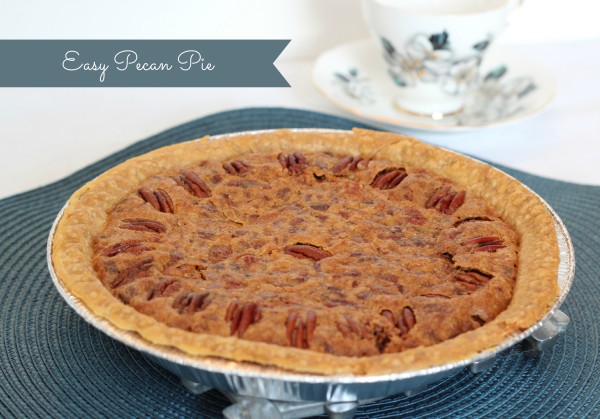 Easy Pecan Pie without corn syrup
