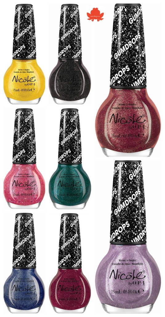 nicole by opi gumdrop collection