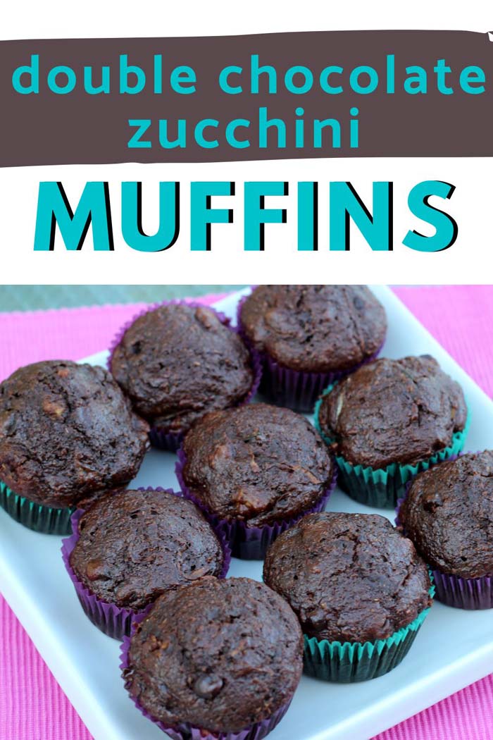 chocolate zucchini muffins