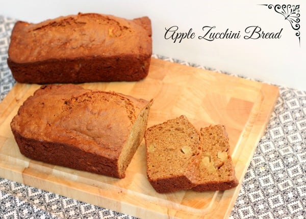 Apple Zucchini Bread - Mom vs the Boys