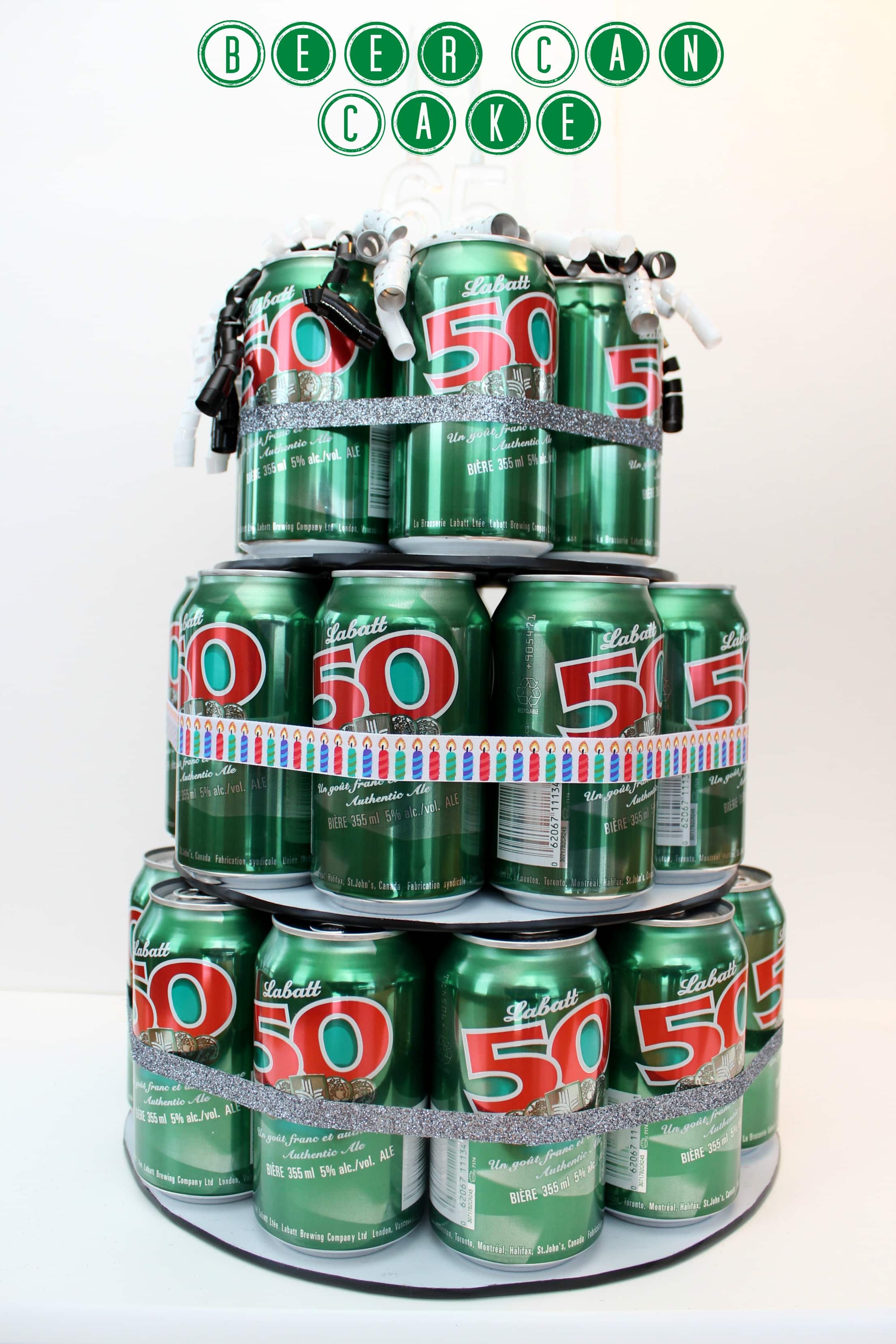 How to Make a Beer Can Cake - Mom vs the Boys