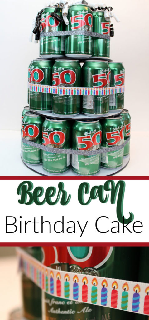 Awesome Beer Can Cake for 21st Birthday!