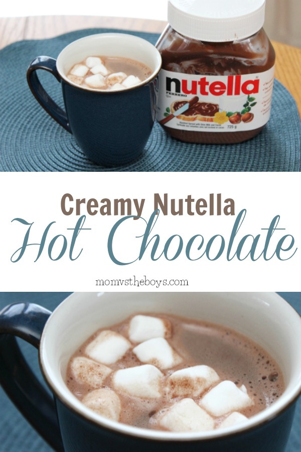 Creamy Nutella Hot Chocolate 