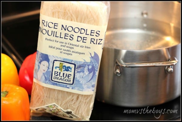 blue dragon rice noodle package 