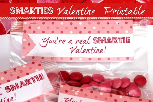 smarties valentine with free printable - mom vs the boys