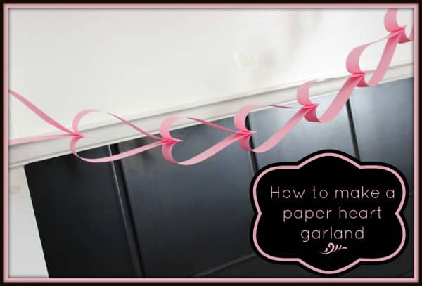 paper heart chain