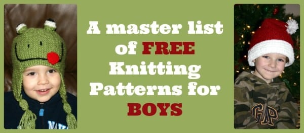 Free Knitting Patterns for Boys