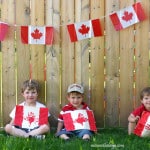 Canada Day Handprint Flags