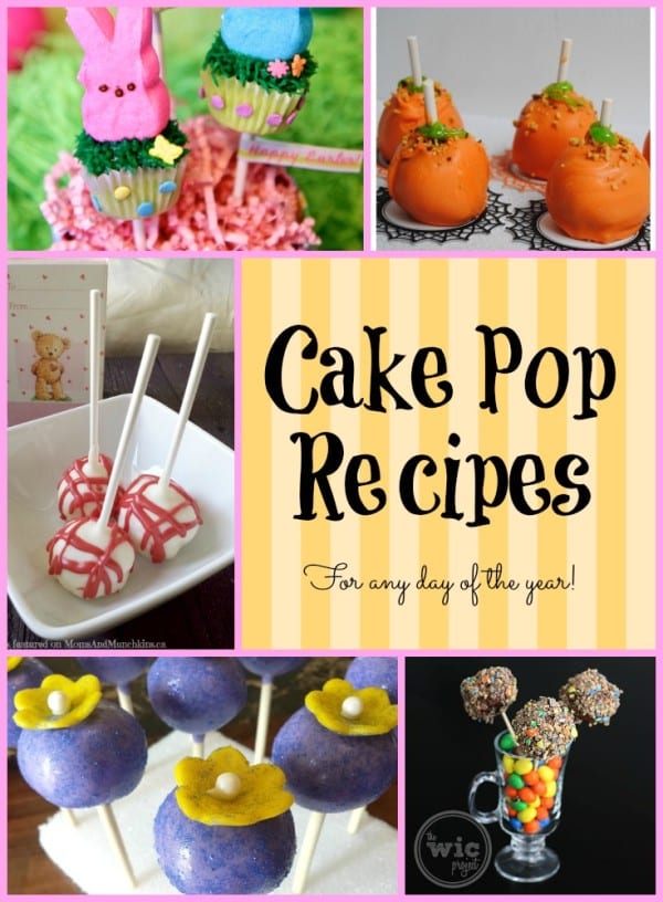 cake pop recipes, for any day of the year