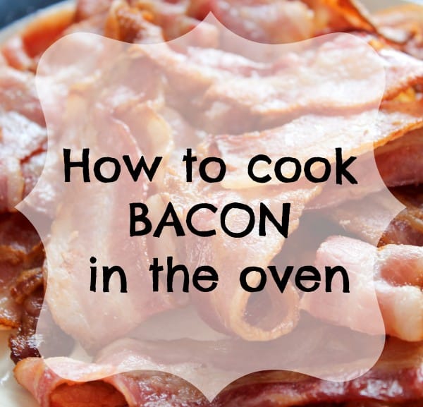 how to cook bacon in the oven