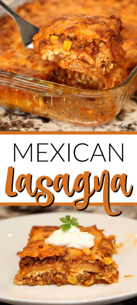 Family Favourite Mexican Lasagna Recipe - Mom vs the Boys