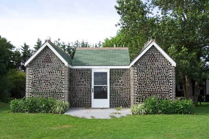 house made of glass