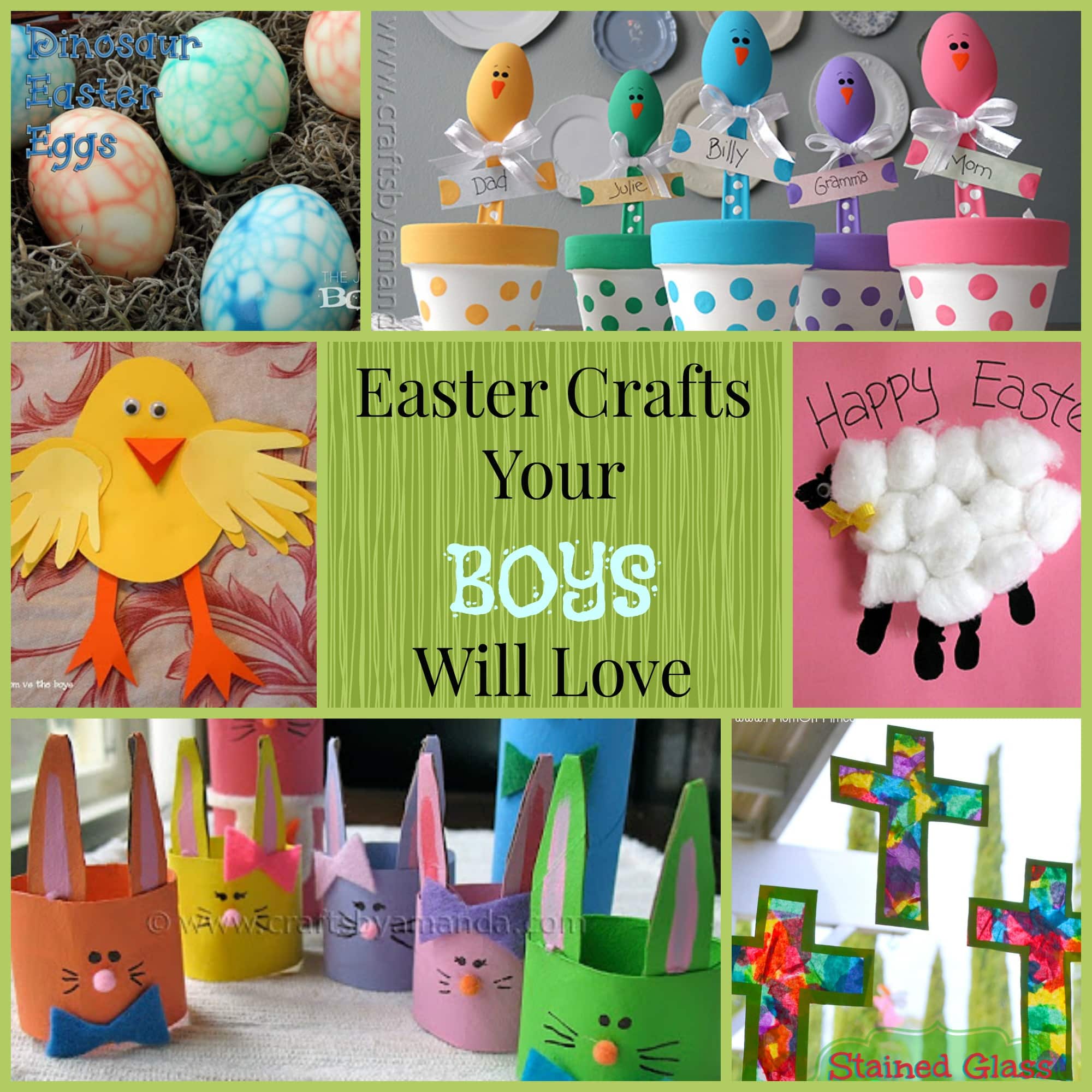 Easter Crafts Your Boys Will Love - Mom vs the Boys