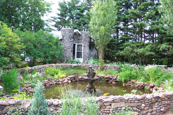 glass bottle church