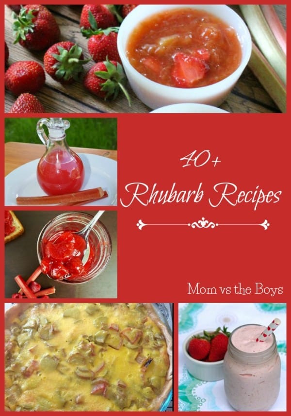 40 Rhubarb Recipes