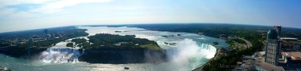 panoramic of Niagara Falls
