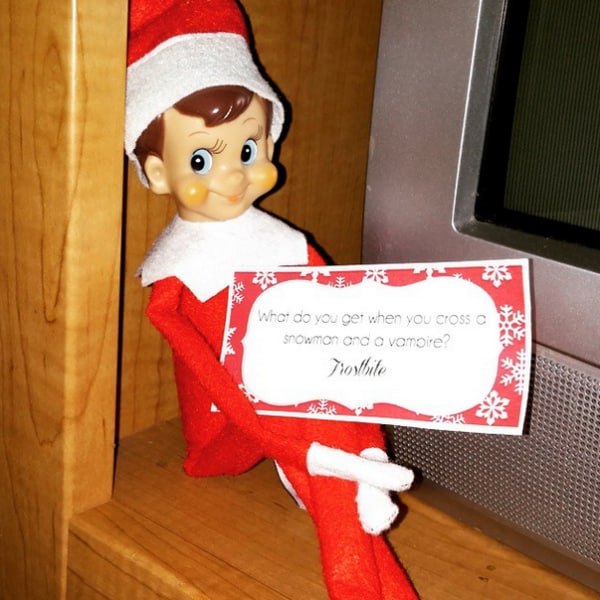 elf on the shelf joke