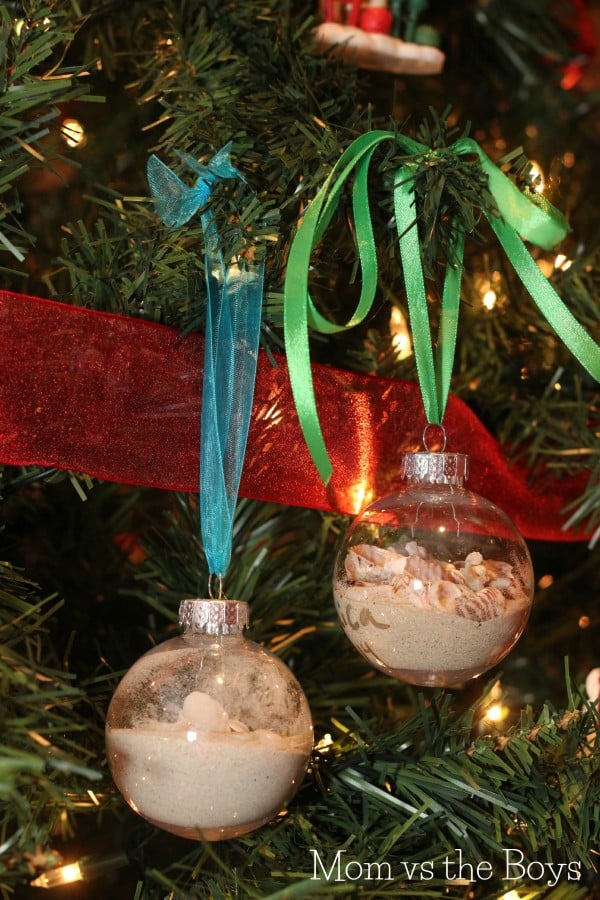 beach christmas ornaments