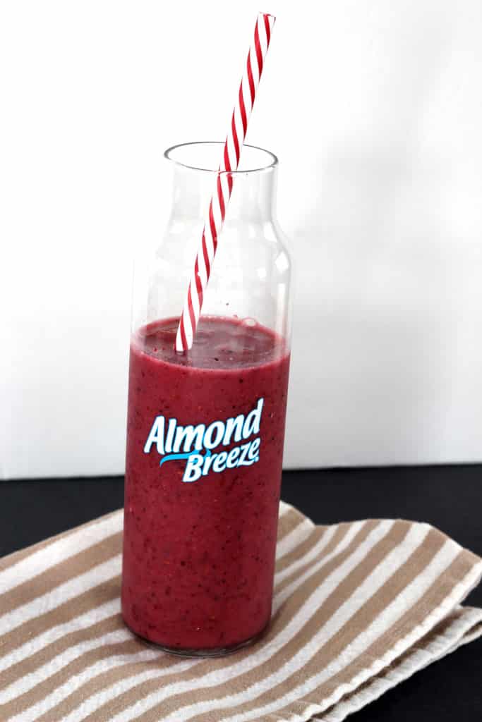 very berry almond smoothie
