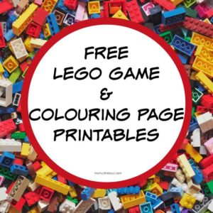Free LEGO Game Printables and Colouring Pages
