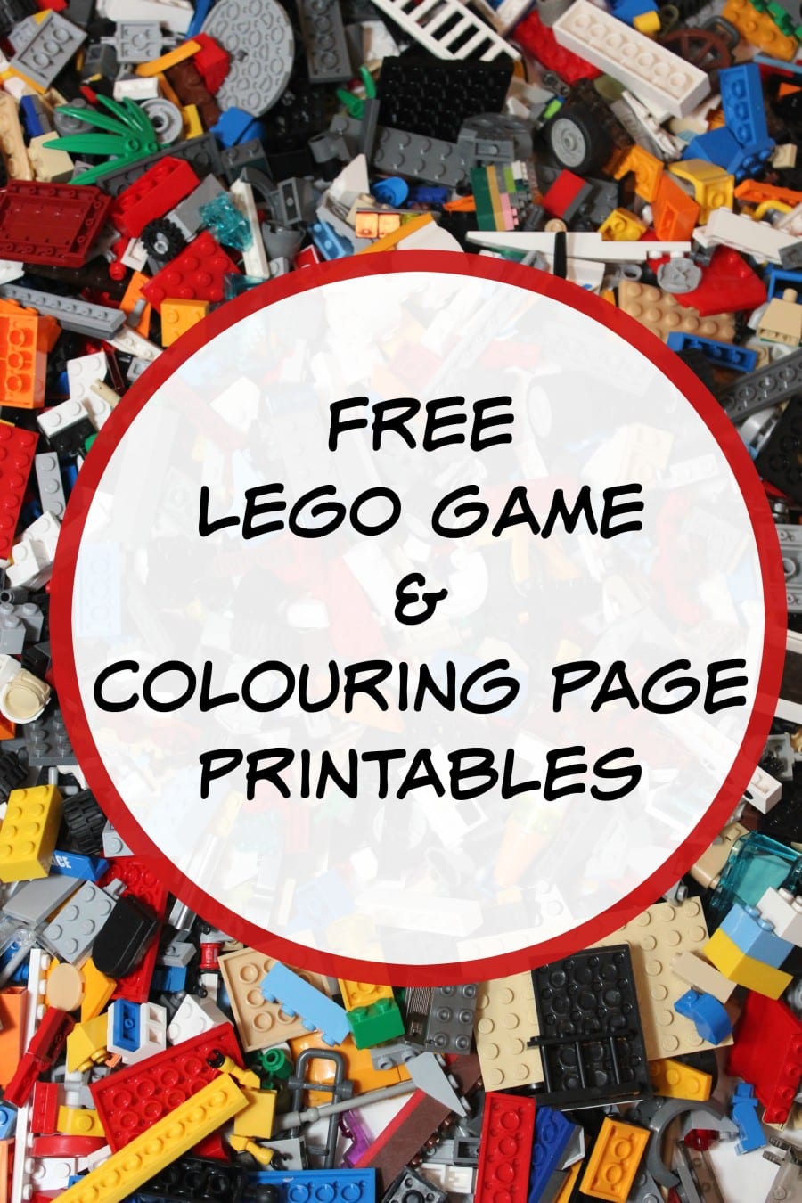 Free LEGO Game Printables and Colouring Pages