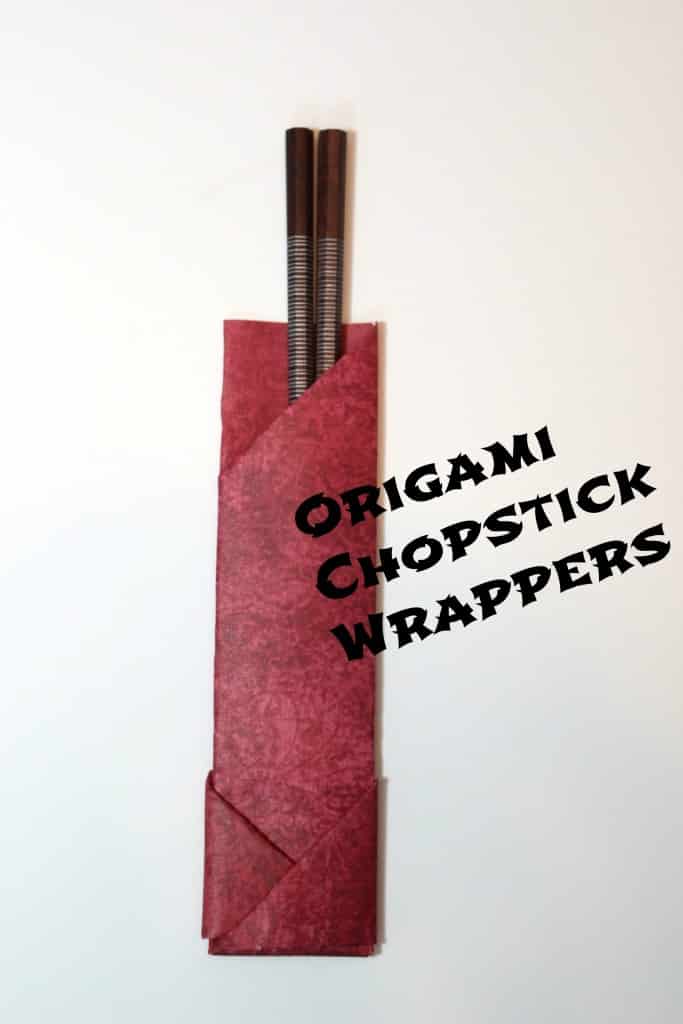 origami chopstick wrappers