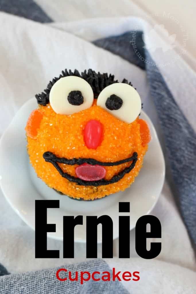 Sesame Street Cupcakes - Ernie! Mom vs the Boys