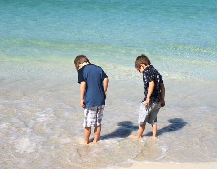 boys at beach pm