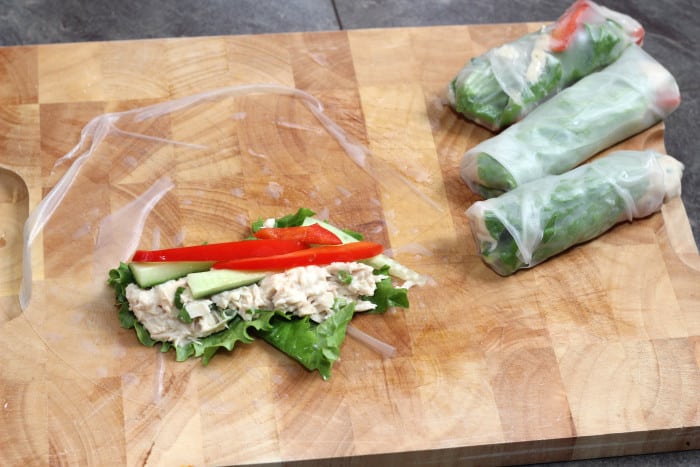 Tuna Spring Rolls