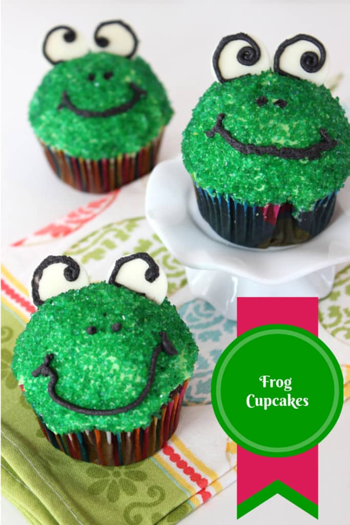 Frog Cupcakes - Mom vs the Boys