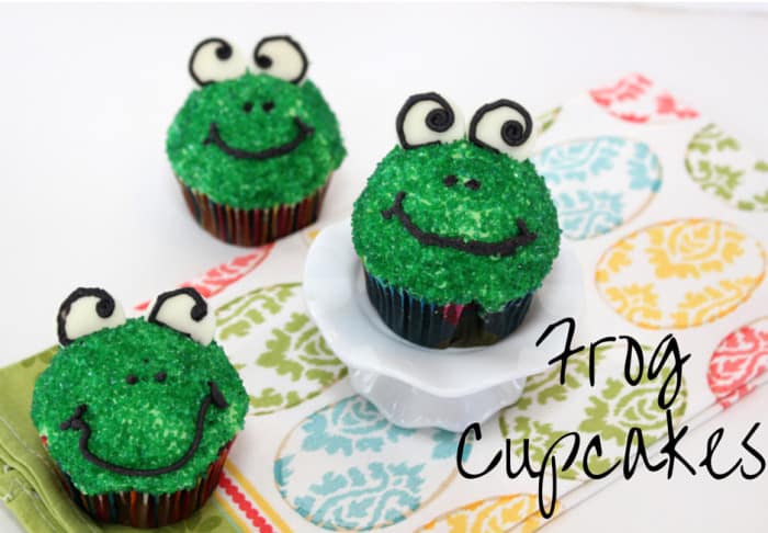 Frog Cupcakes - Mom vs the Boys