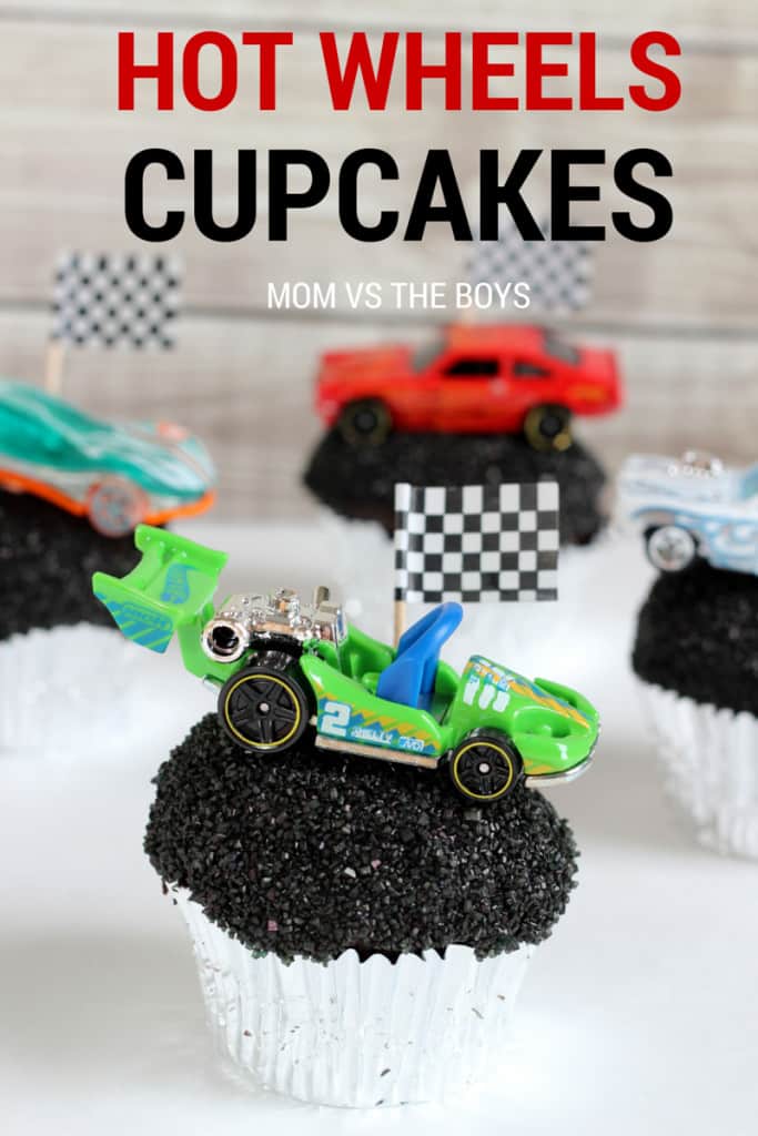 hot wheels cupcake decorations