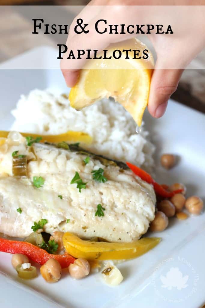 Fish and Chickpea Papillotes