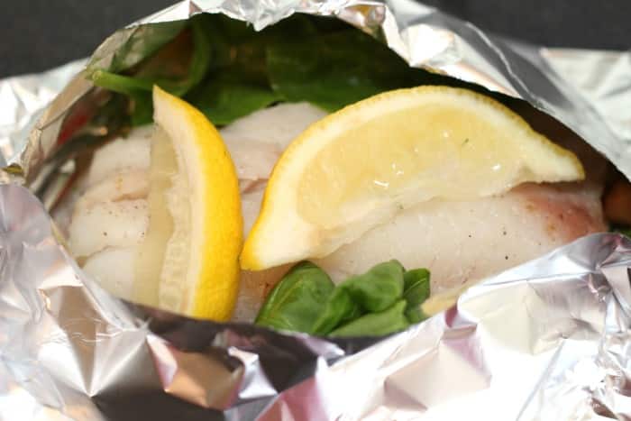 FISH AND CHICKPEA PAPILLOTES